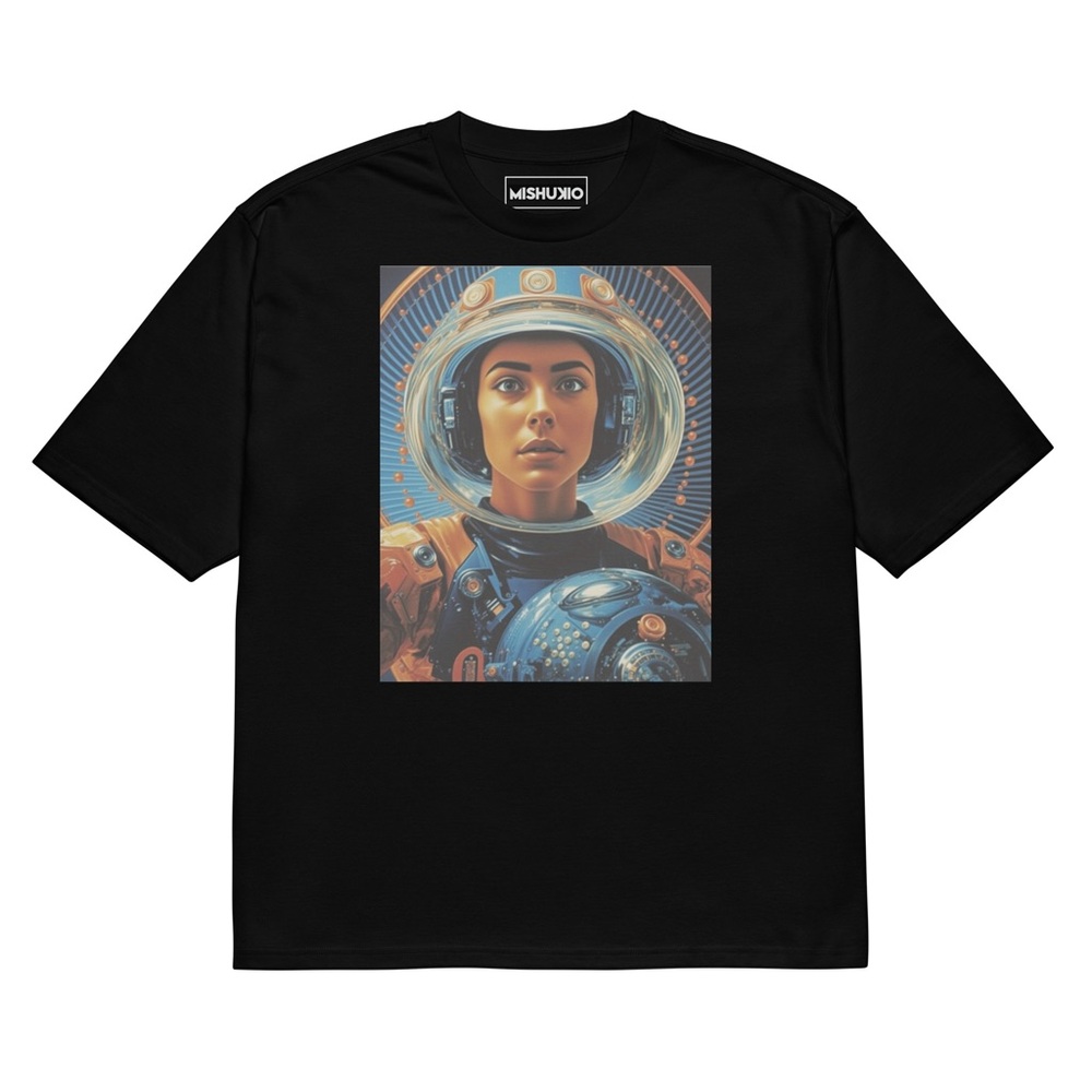 Unisex Black Graphic T-Shirt